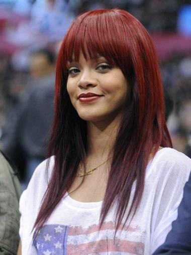 Rihanna Red Wig